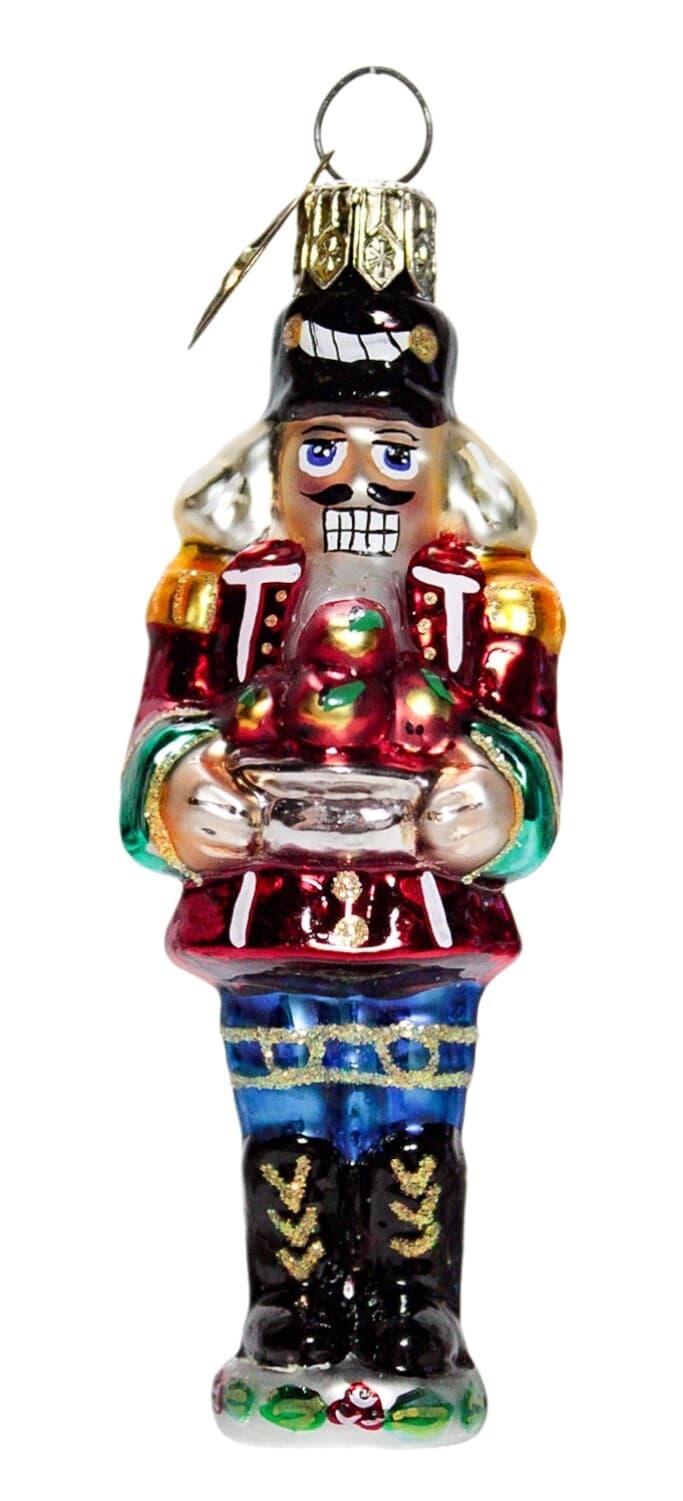 CHRISTOPHER RADKO "Tea Time Cracker" Little Gems Glass Christmas Ornament - Image 1