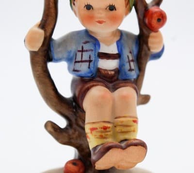 Hummel Goebel Apple Tree Boy West Germany Vintage Porcelain Figurine TMK5 - Thumbnail 5