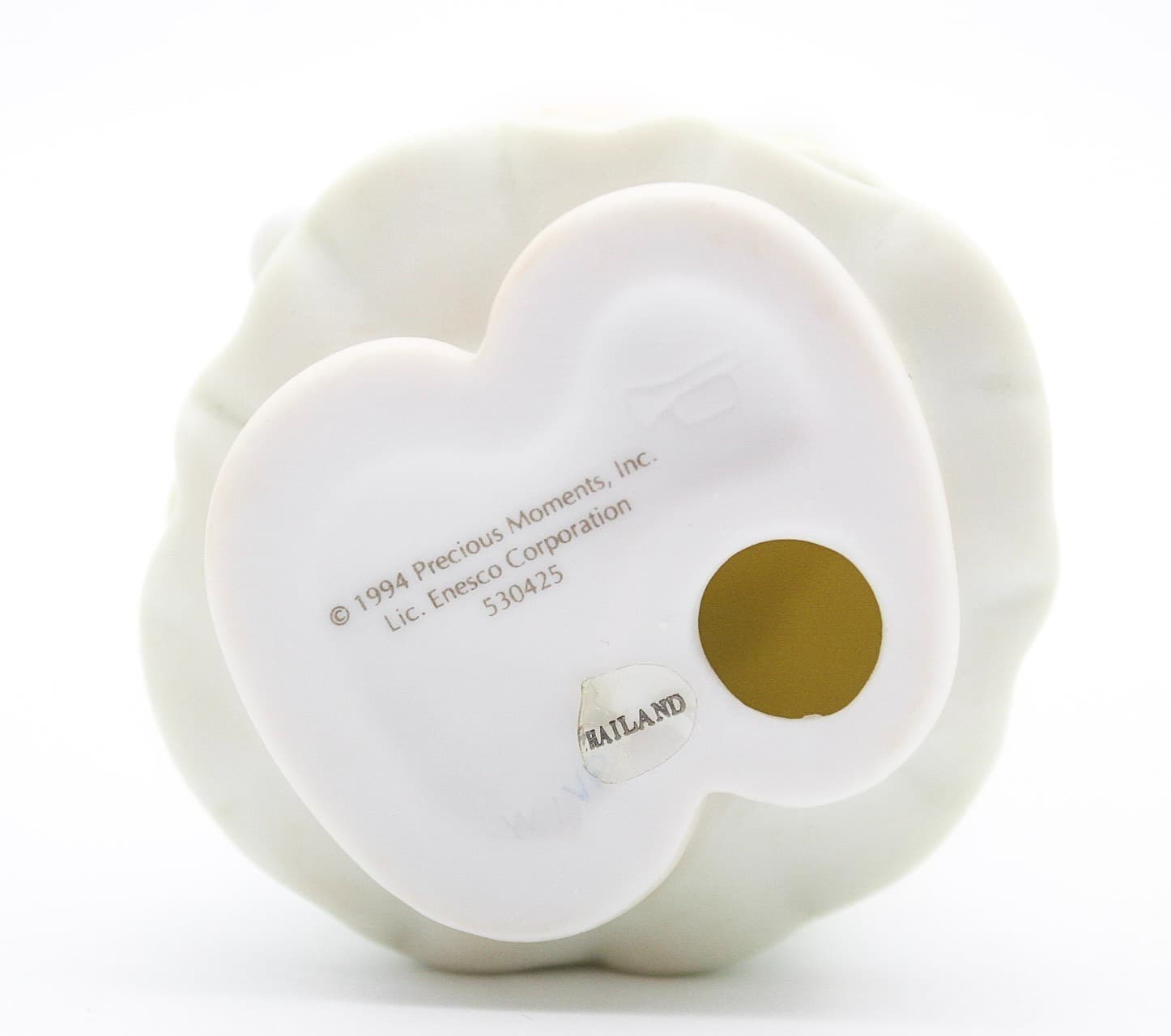 Precious Moments You're as Pretty As A Christmas Tree Porcelain Figurine 1994 - Thumbnail 8