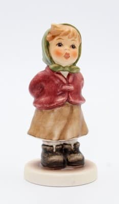 Hummel Goebel Singt Mit! Clear As A Bell Porcelain Figurine In Box TMK 8 Germany - Thumbnail 8