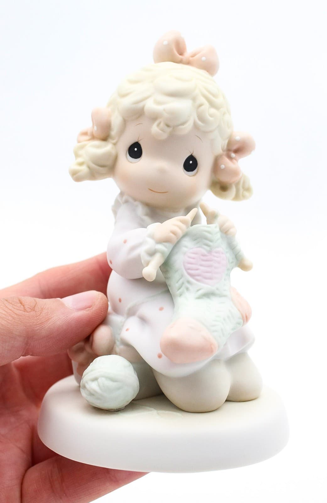 Precious Moments My Love Will Keep You Warm Enesco Porcelain Figurine 1997 - Thumbnail 7