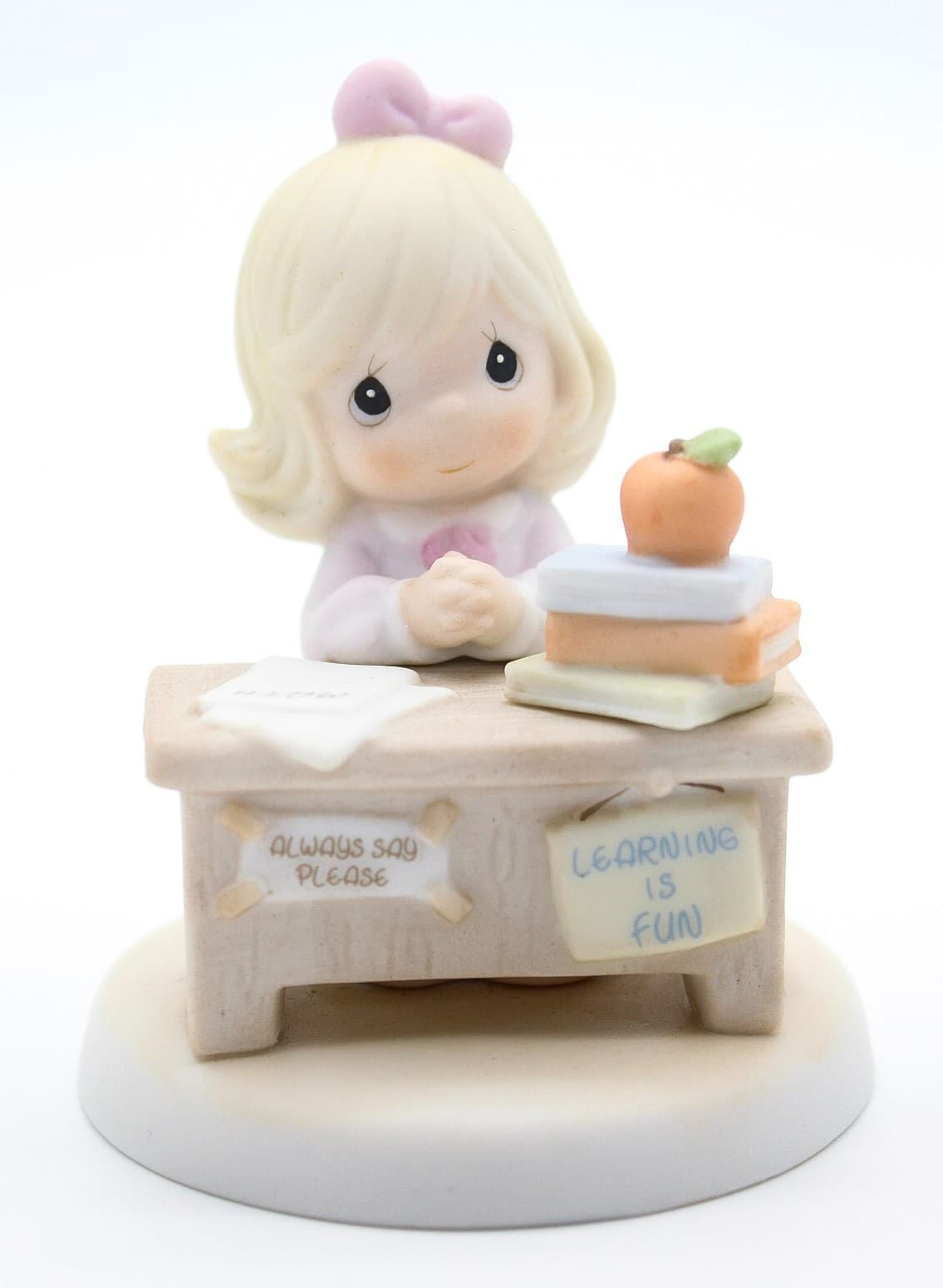 Precious Moments You’re Just Perfect In My Book Enesco Porcelain Figurine 1997 - Thumbnail 7
