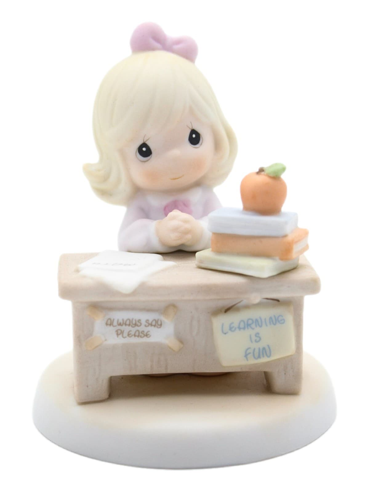 Precious Moments You’re Just Perfect In My Book Enesco Porcelain Figurine 1997 - Image 1
