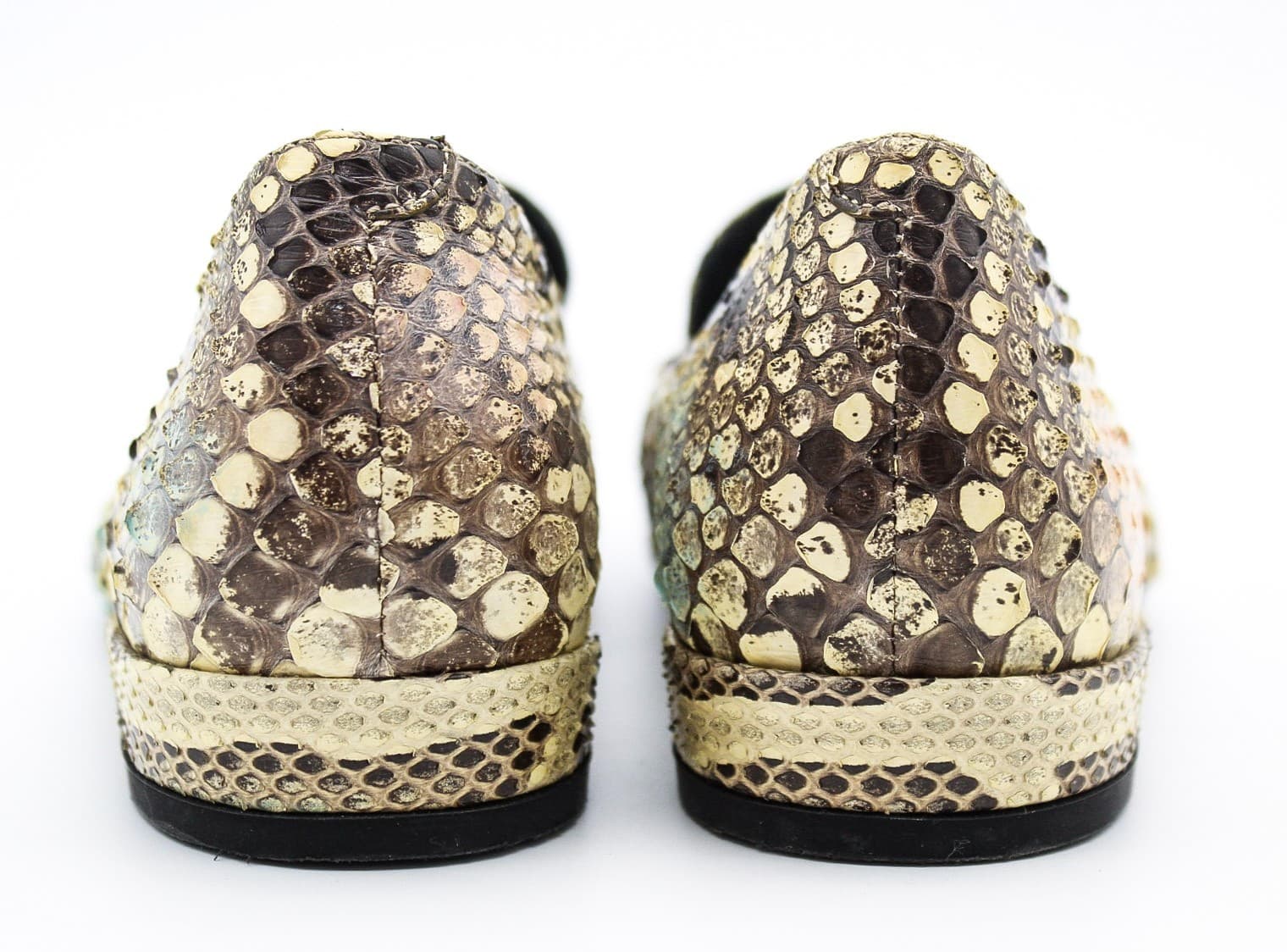 Gucci Italy Horsebit Loafers Python Snakeskin Leather Kids Shoes Size 29/US 11 - Thumbnail 8