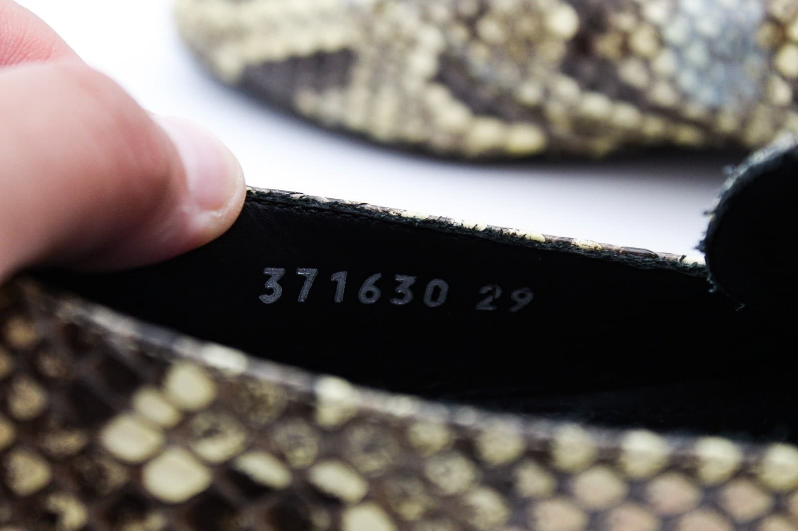 Gucci Italy Horsebit Loafers Python Snakeskin Leather Kids Shoes Size 29/US 11 - Thumbnail 12