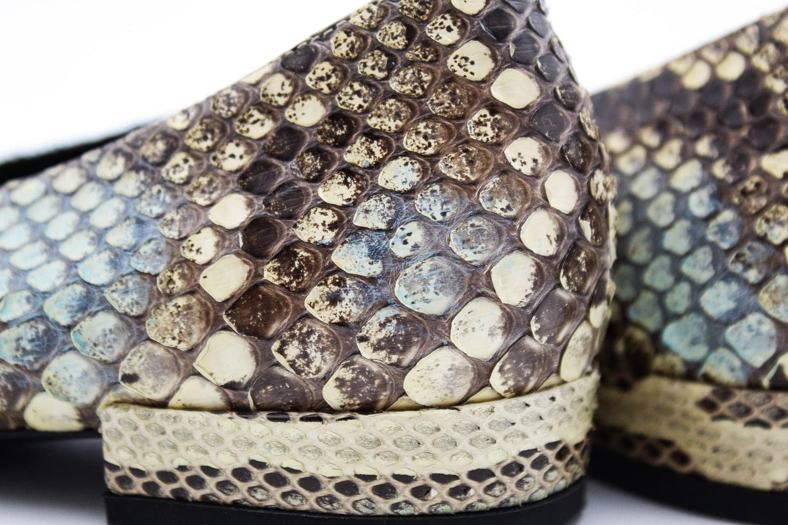 Gucci Italy Horsebit Loafers Python Snakeskin Leather Kids Shoes Size 29/US 11 - Thumbnail 9