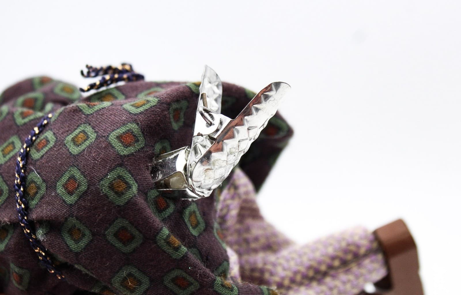 Vintage Germany D. Blumchen & Co Christmas Glass Marionette Clip-On Ornament - Thumbnail 9