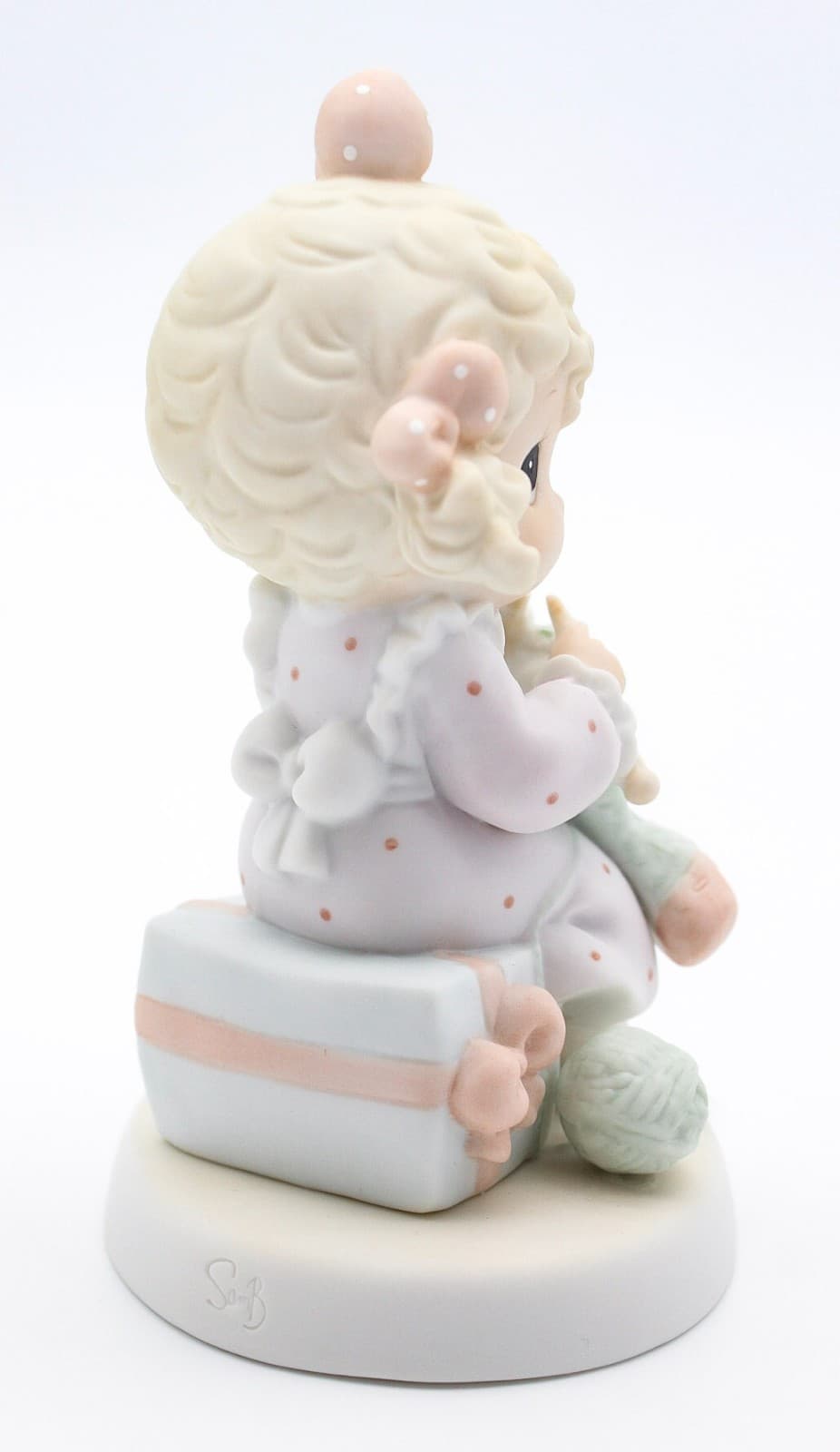 Precious Moments My Love Will Keep You Warm Enesco Porcelain Figurine 1997 - Thumbnail 5