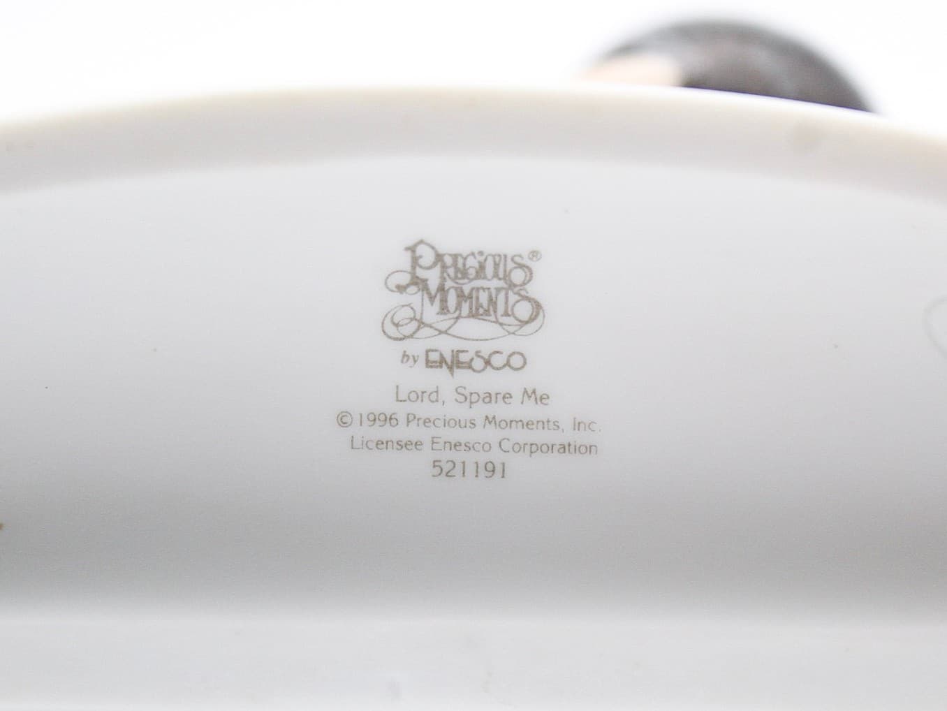 Precious Moments Lord Spare Me Enesco Porcelain Figurine 1996 - Thumbnail 7