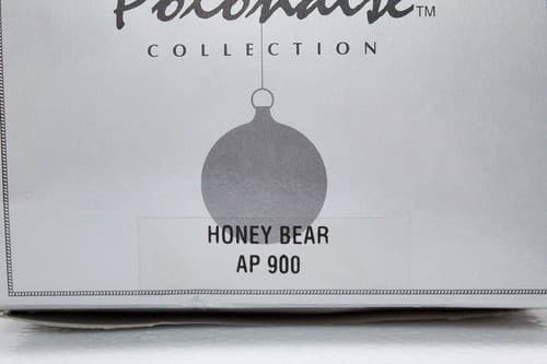Kurt Adler Polonaise Vintage Honey Bear Glass Christmas Ornament With Box - Thumbnail 3