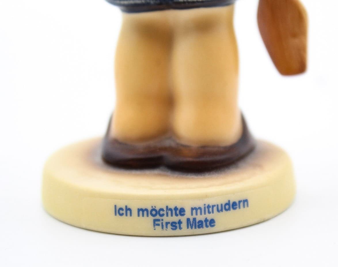 Hummel Goebel First Mate West Germany Vintage Porcelain Figurine TMK8 In Box - Thumbnail 4