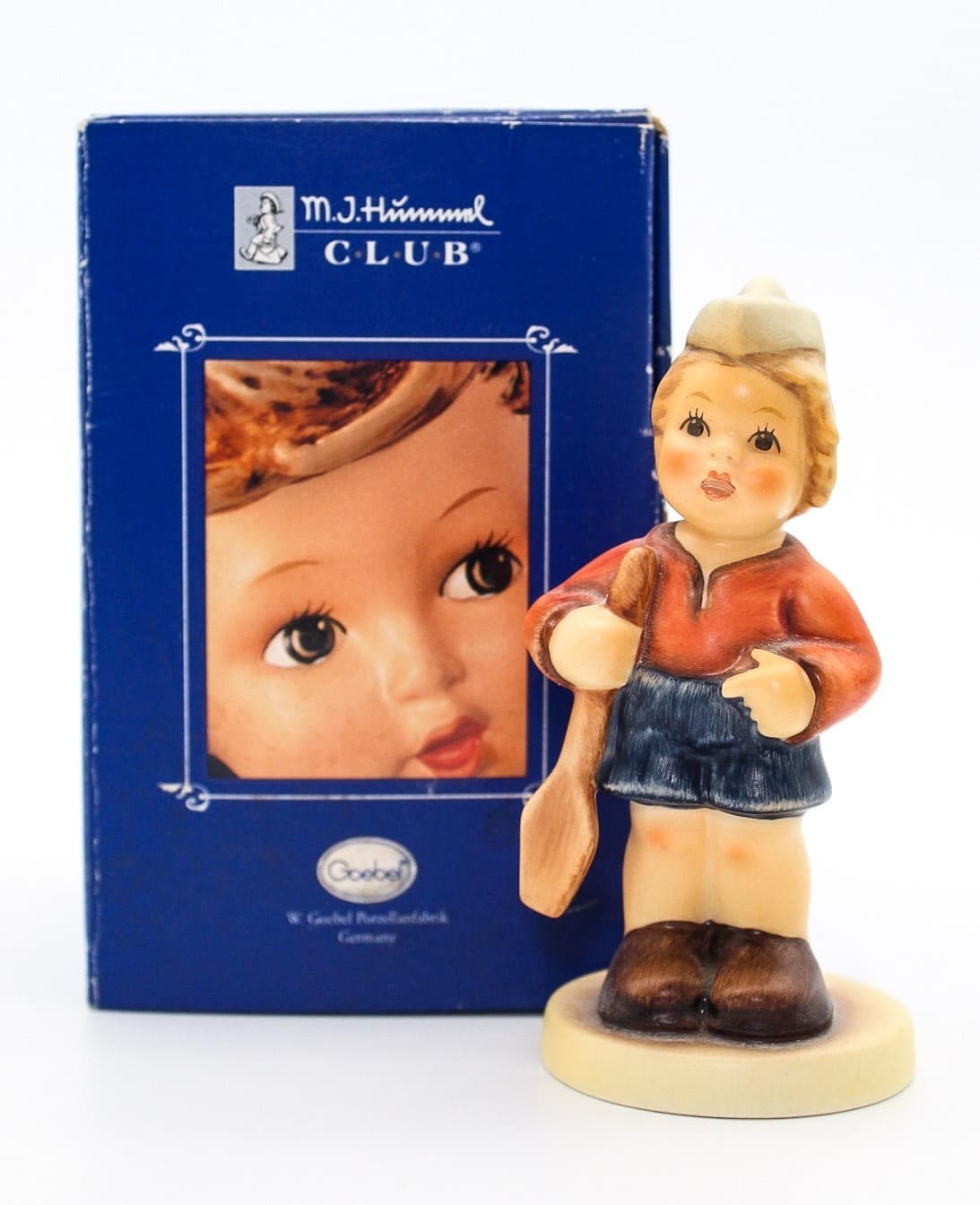 Hummel Goebel First Mate West Germany Vintage Porcelain Figurine TMK8 In Box - Thumbnail 2