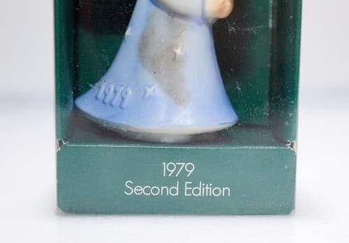Vintage 1979 Goebel Germany Annual Ornament Second Edition Porcelain Angel - Thumbnail 3