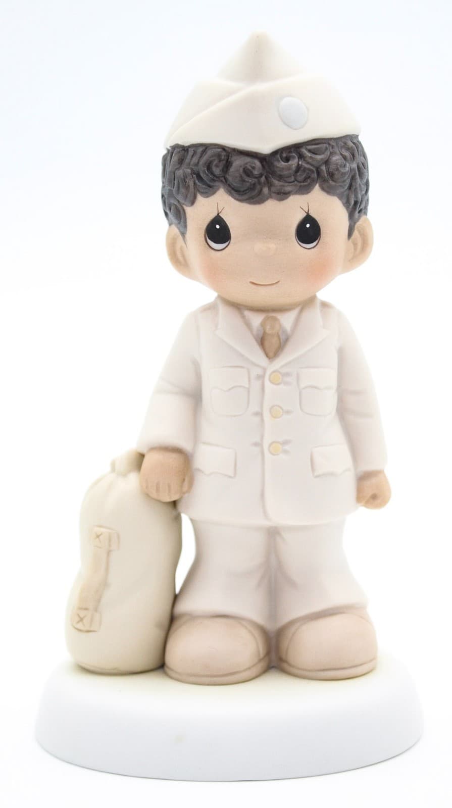 Precious Moments Bless Those Who Serve Their Country Porcelain Figurine 1991 Vtg - Thumbnail 7