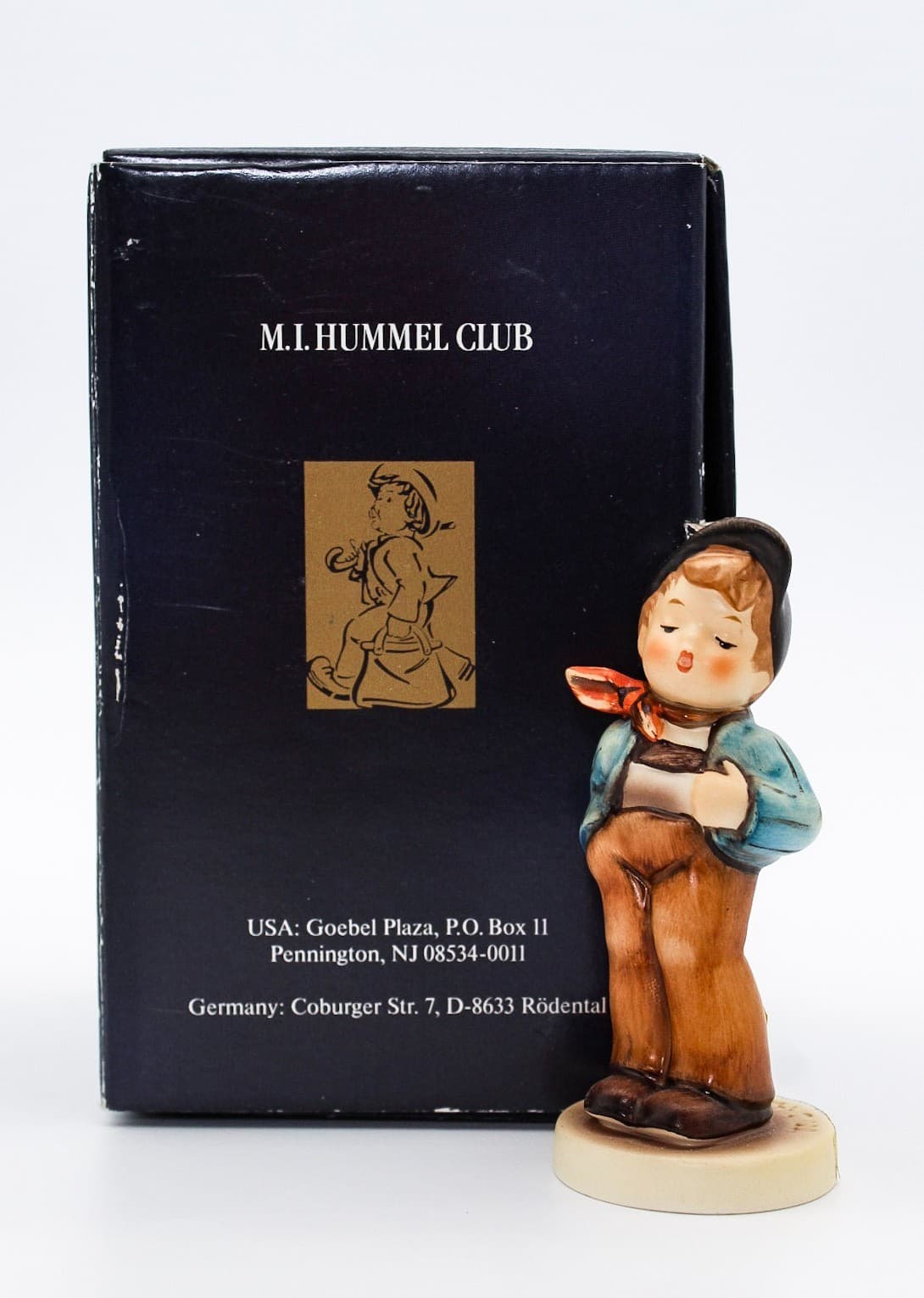 Hummel Goebel Lucky Fellow West Germany Porcelain Figurine TMK7 In Box - Thumbnail 2