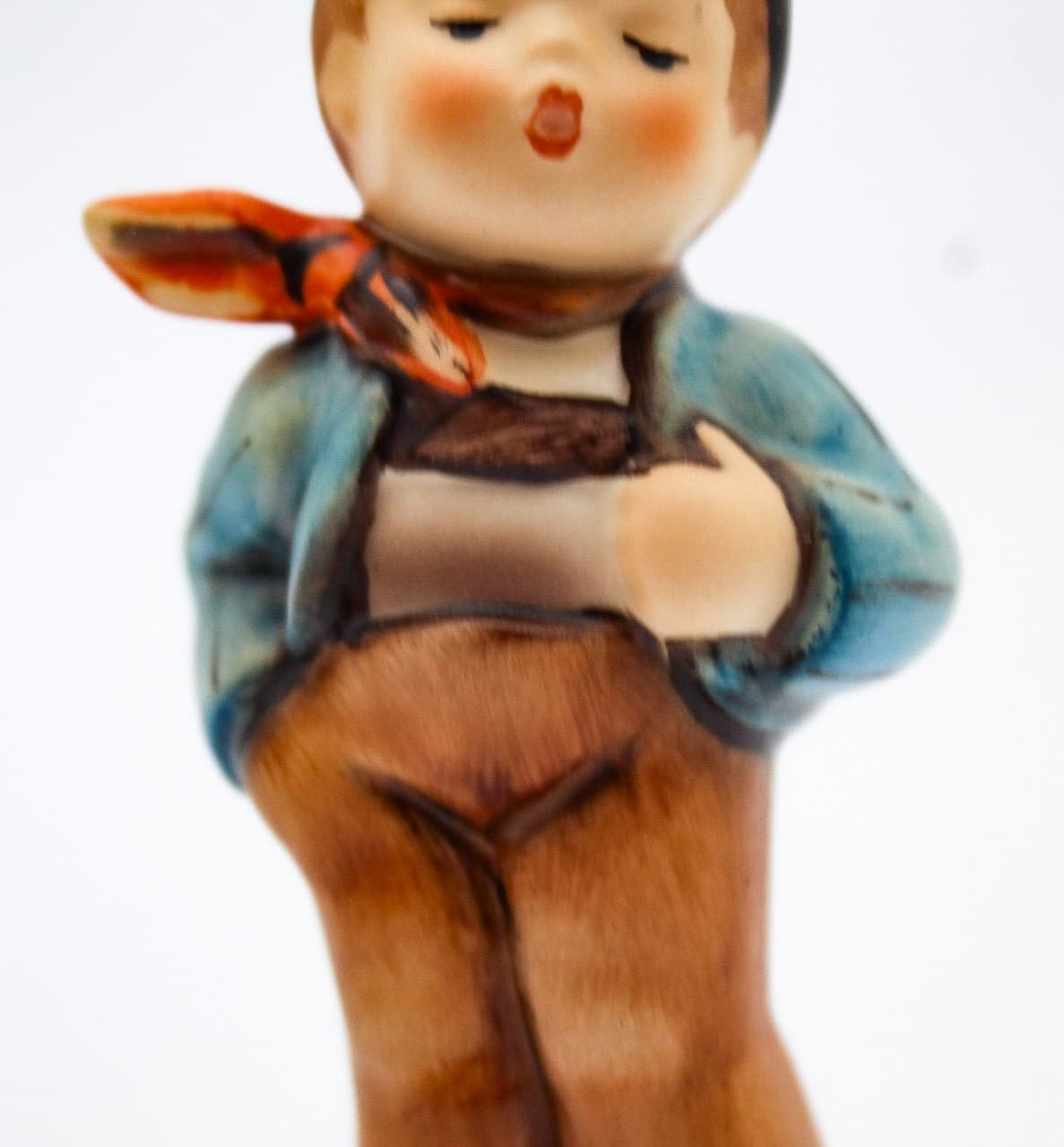 Hummel Goebel Lucky Fellow West Germany Porcelain Figurine TMK7 In Box - Thumbnail 6