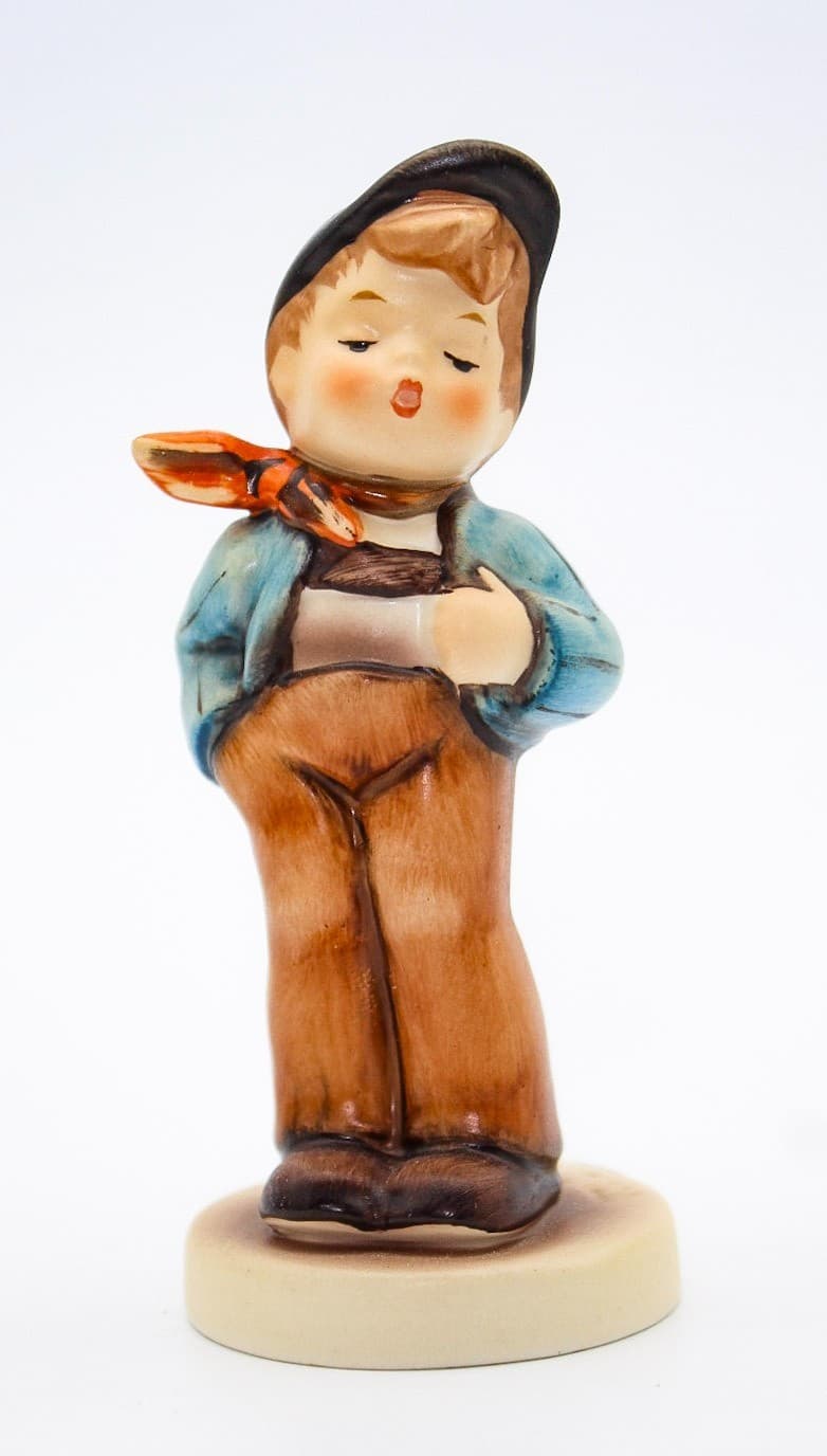 Hummel Goebel Lucky Fellow West Germany Porcelain Figurine TMK7 In Box - Thumbnail 8