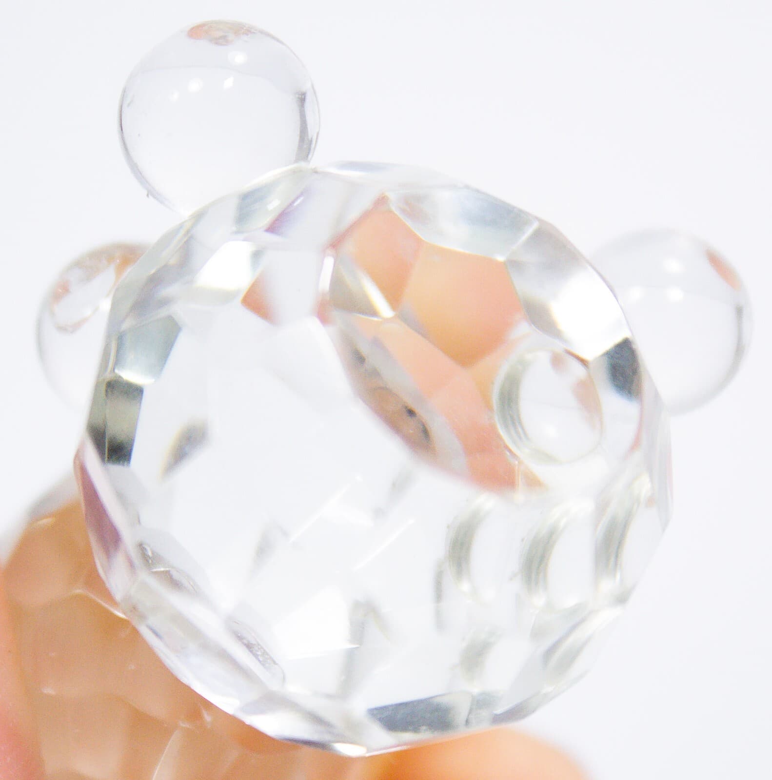Collectible Elephant Clear Crystal Glass Animal Figurine - Thumbnail 6