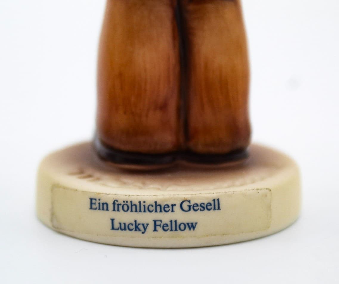 Hummel Goebel Lucky Fellow West Germany Porcelain Figurine TMK7 In Box - Thumbnail 9