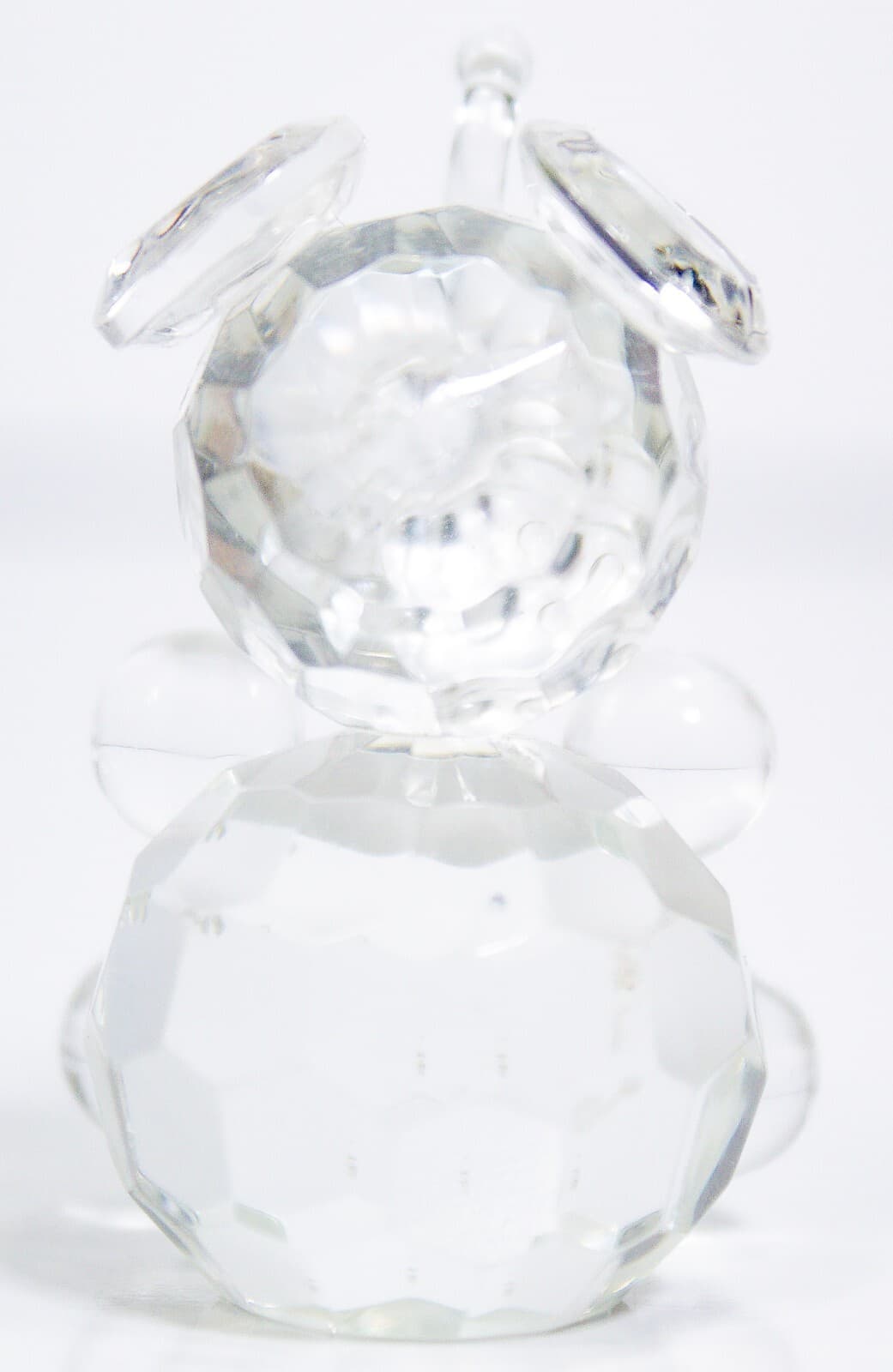Collectible Elephant Clear Crystal Glass Animal Figurine - Thumbnail 2