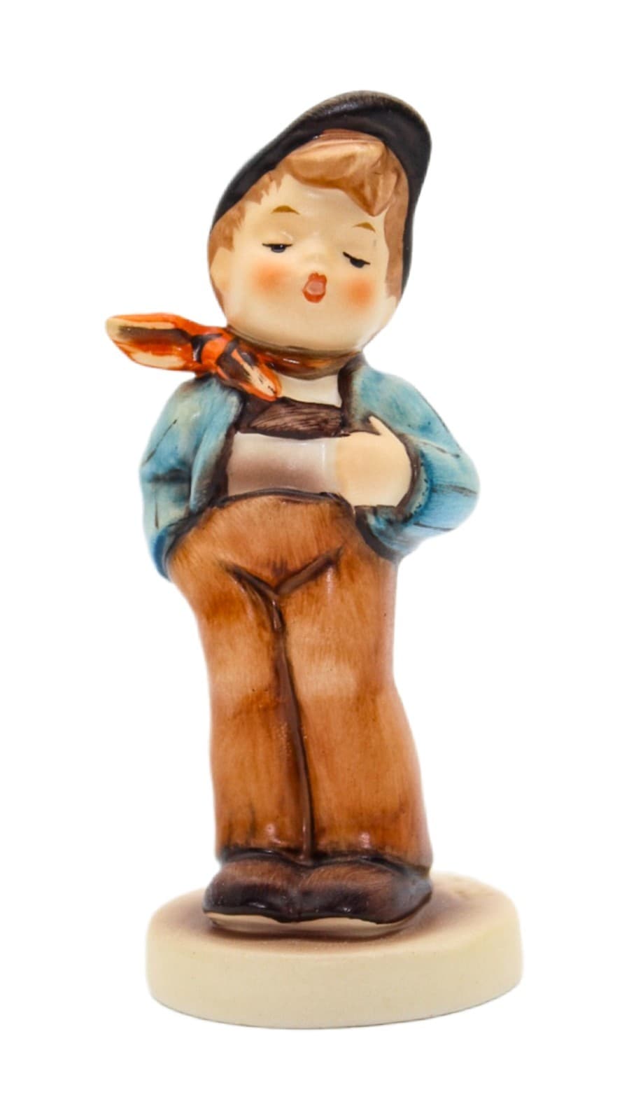 Hummel Goebel Lucky Fellow West Germany Porcelain Figurine TMK7 In Box - Image 1