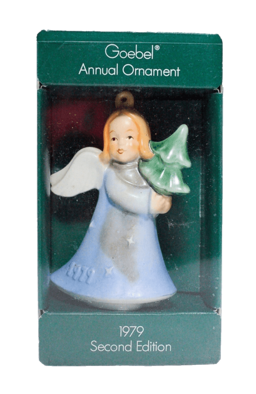 Vintage 1979 Goebel Germany Annual Ornament Second Edition Porcelain Angel - Image 1