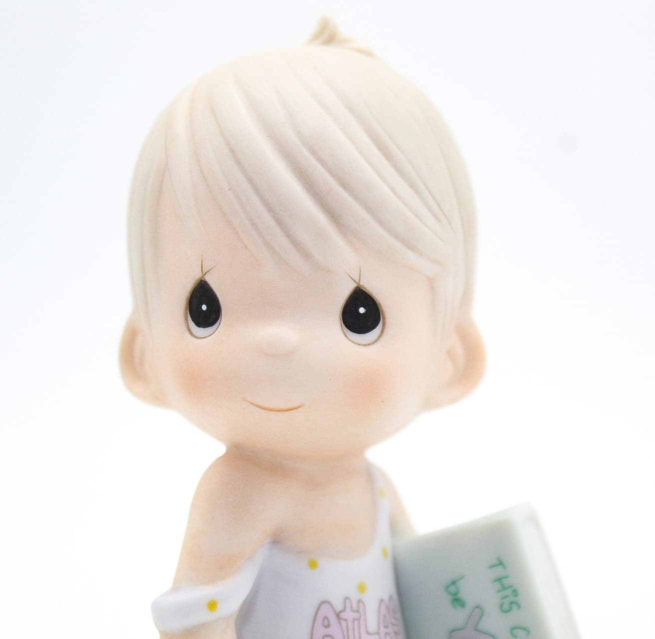 Precious Moments Believe The Impossible Enesco Porcelain Figurine 1987 - Thumbnail 2