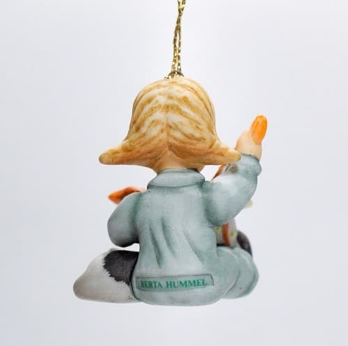 Berta Hummel Goebel 1997 "To A Good Girl" Porcelain Christmas Ornament - Thumbnail 2
