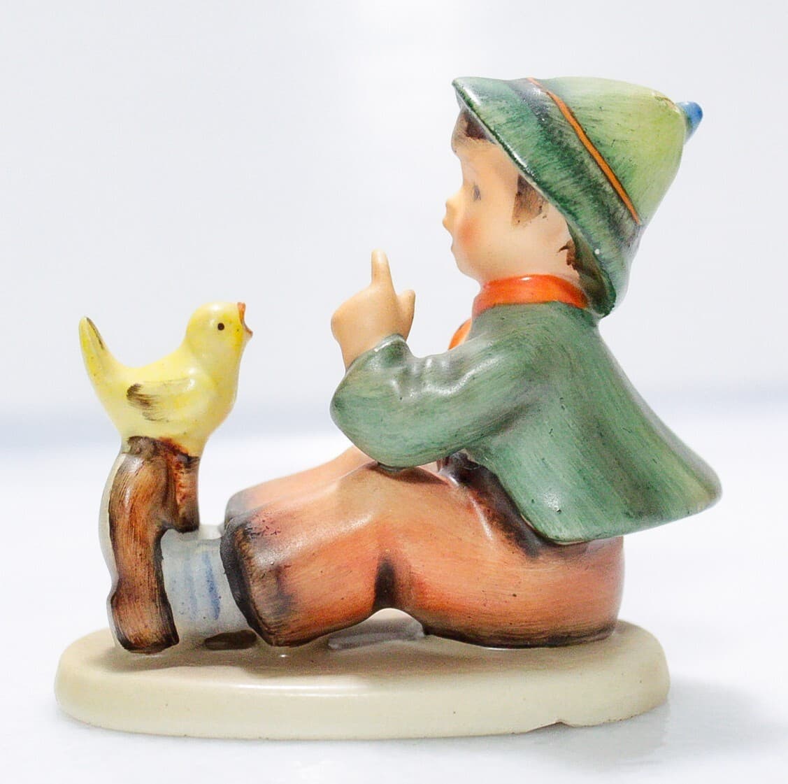 HUMMEL GOEBEL W. Germany 1950's "Singing Lesson" Hand Painted Porcelain Figurine - Thumbnail 3