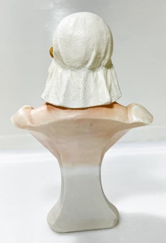 Antique 19th C Victorian Lady Hand Painted Porcelain Figurine Hallmarked - Thumbnail 2