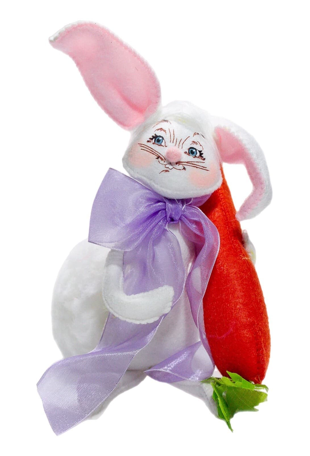 ANNALEE MOBILITEE 2016 Vintage Easter Spring Bunny Artisan Holiday Doll 6" - Image 1