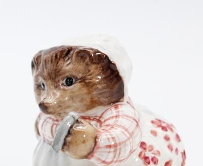 Beatrix Potter's Beswick "Mrs. Tiggy Winkle" Hand Painted Porcelain Figurine - Thumbnail 6