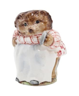 Beatrix Potter's Beswick "Mrs. Tiggy Winkle" Hand Painted Porcelain Figurine - Image 1