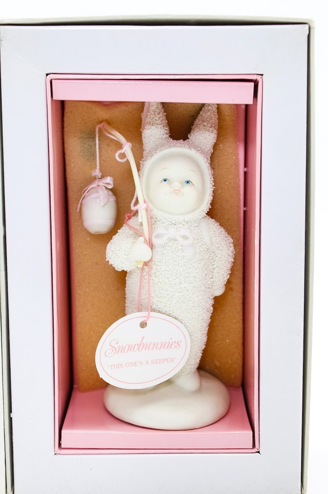 Department 56 Snowbunnies This one's A Keeper Easter Porcelain Figurine In Box - Thumbnail 4
