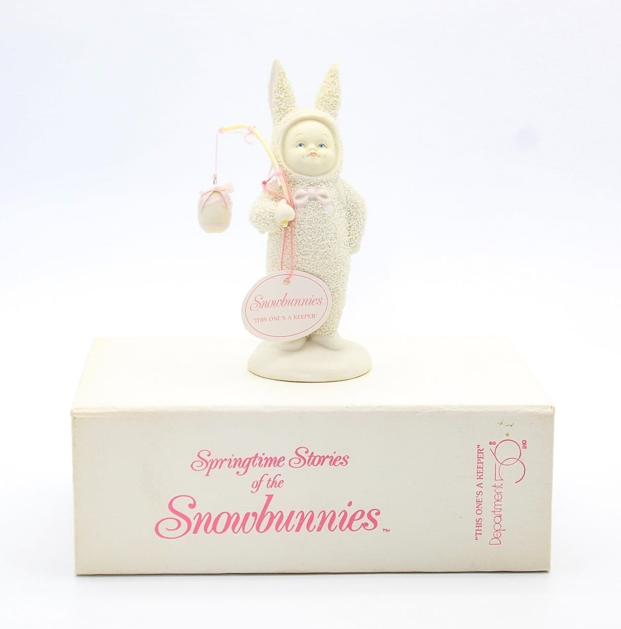 Department 56 Snowbunnies This one's A Keeper Easter Porcelain Figurine In Box - Thumbnail 6
