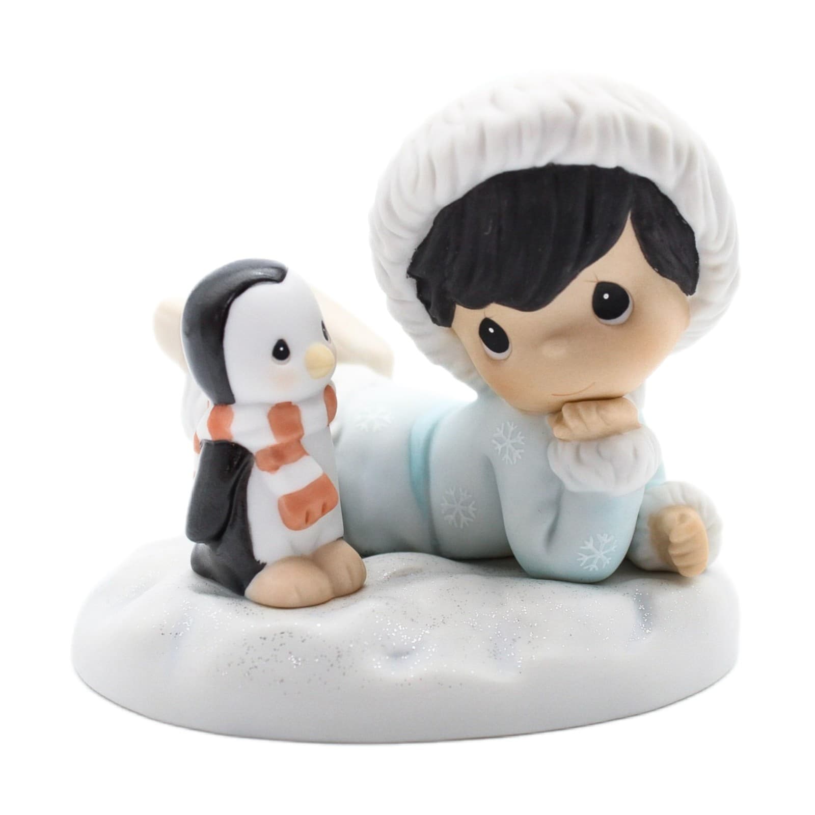 Precious Moments Alaska Once More, How's Yer Christmas? Porcelain Figurine 1998 - Image 1