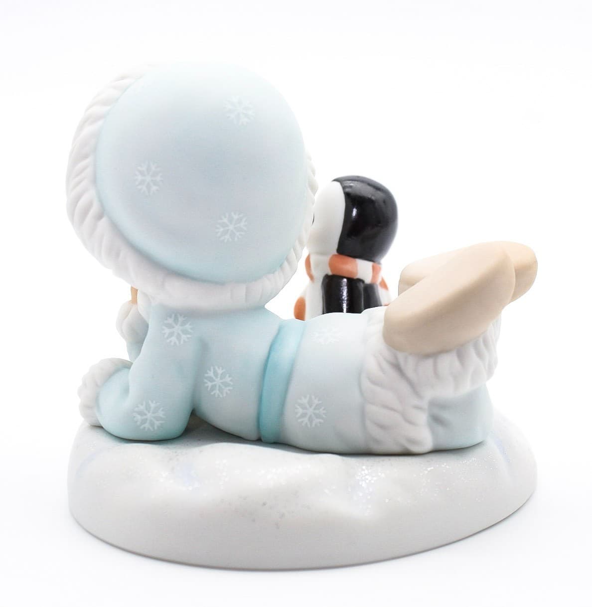 Precious Moments Alaska Once More, How's Yer Christmas? Porcelain Figurine 1998 - Thumbnail 5