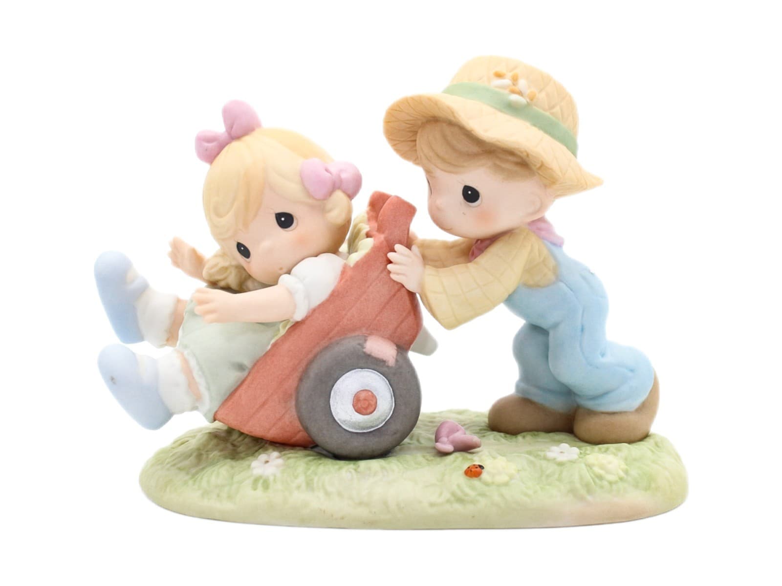 Precious Moments Nobody Likes To Be Dumped Enesco Porcelain Figurine 1997 - Image 1