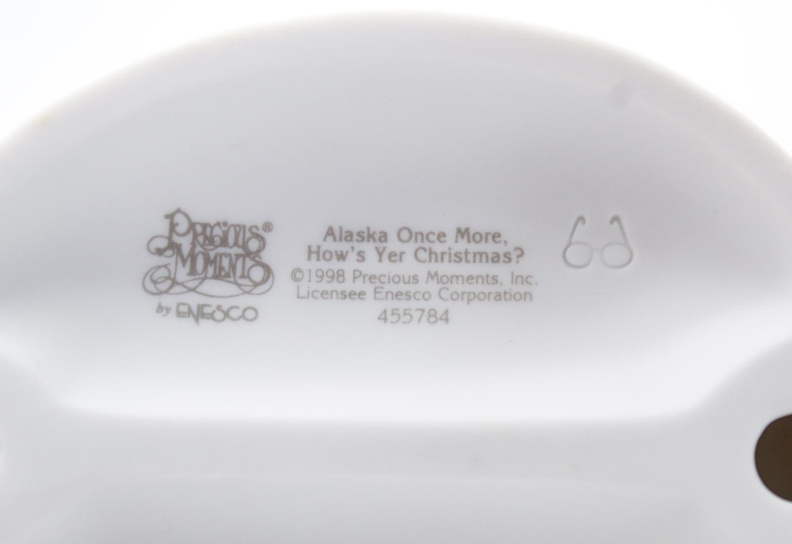 Precious Moments Alaska Once More, How's Yer Christmas? Porcelain Figurine 1998 - Thumbnail 6