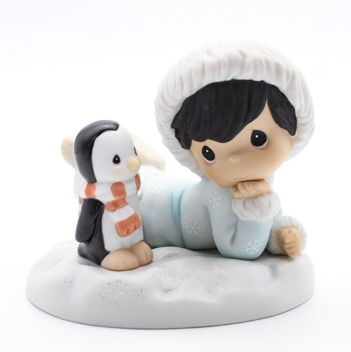 Precious Moments Alaska Once More, How's Yer Christmas? Porcelain Figurine 1998 - Thumbnail 7