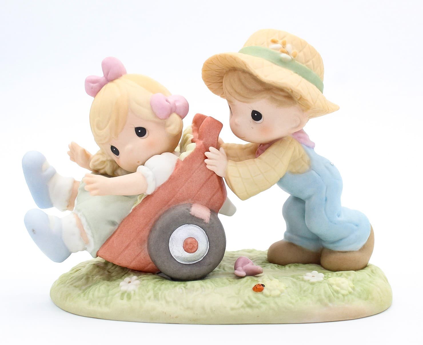 Precious Moments Nobody Likes To Be Dumped Enesco Porcelain Figurine 1997 - Thumbnail 9
