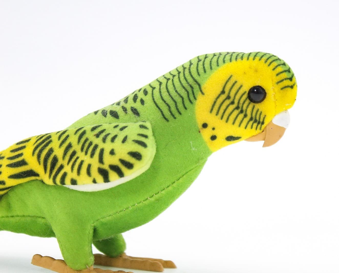 Steiff Hansi Parakeet Vintage Made In Germany Velvet Trevira Bird Stuffed Animal - Thumbnail 9