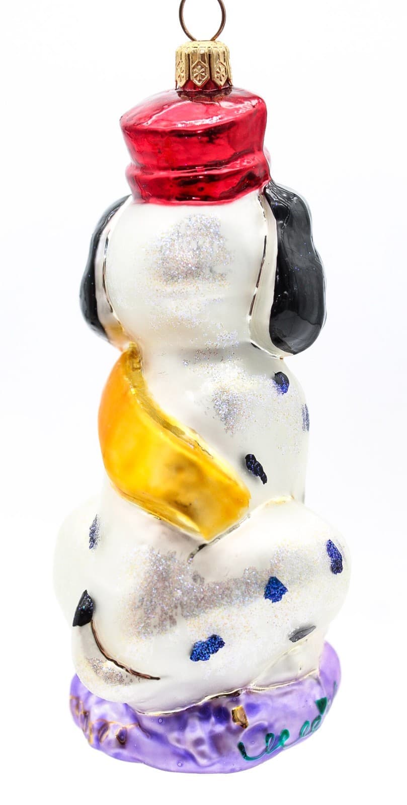 Christopher Radko Millennium Pup 2000 Happy New Year Glass Christmas Ornament - Thumbnail 3