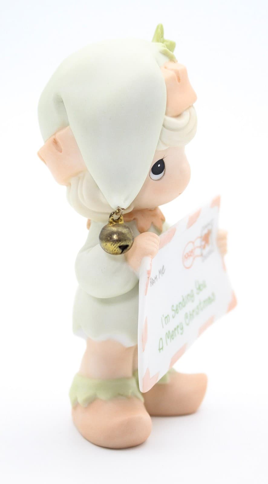 Precious Moments I'm Sending You A Merry Christmas Porcelain Figurine 1998 - Thumbnail 4