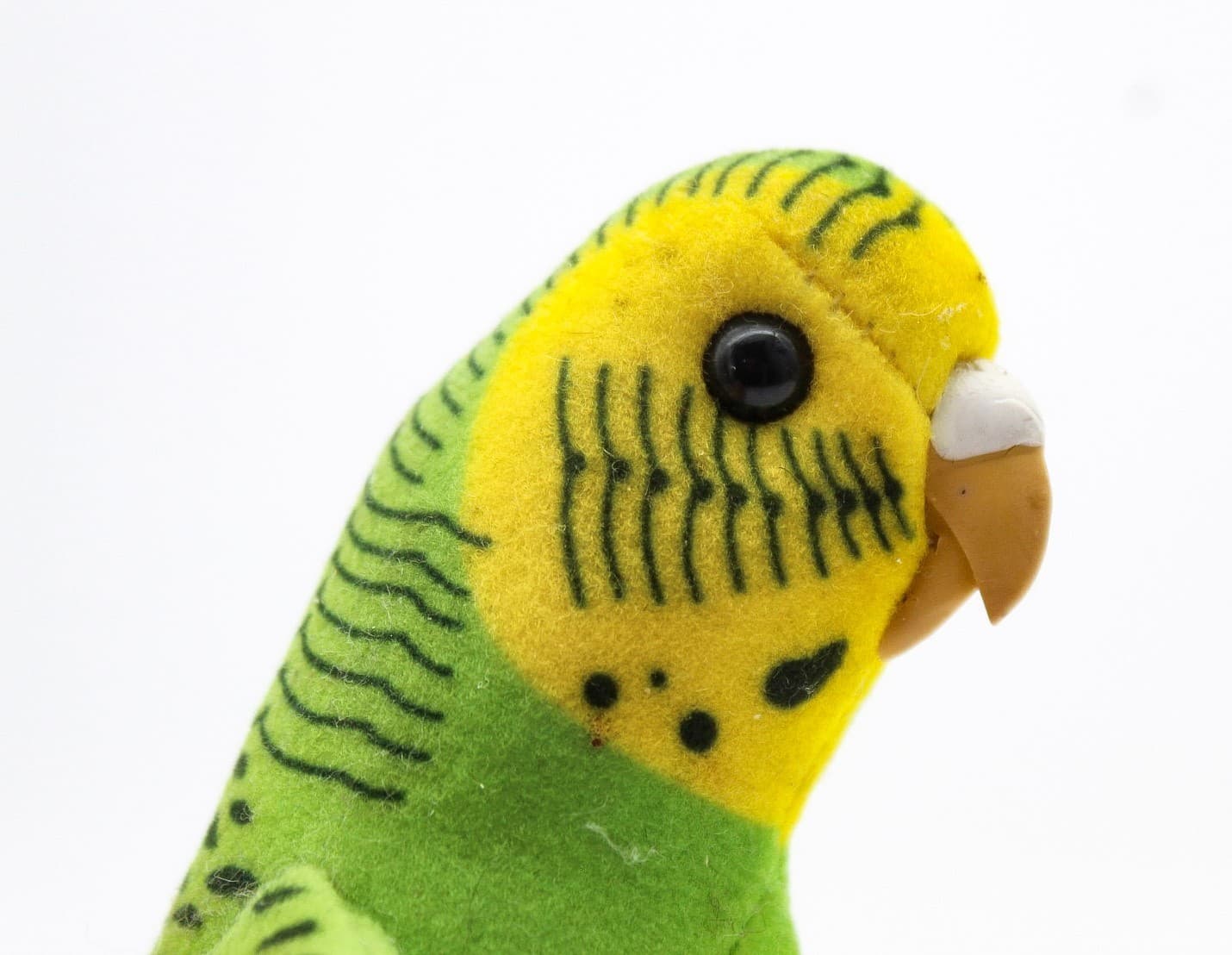 Steiff Hansi Parakeet Vintage Made In Germany Velvet Trevira Bird Stuffed Animal - Thumbnail 6
