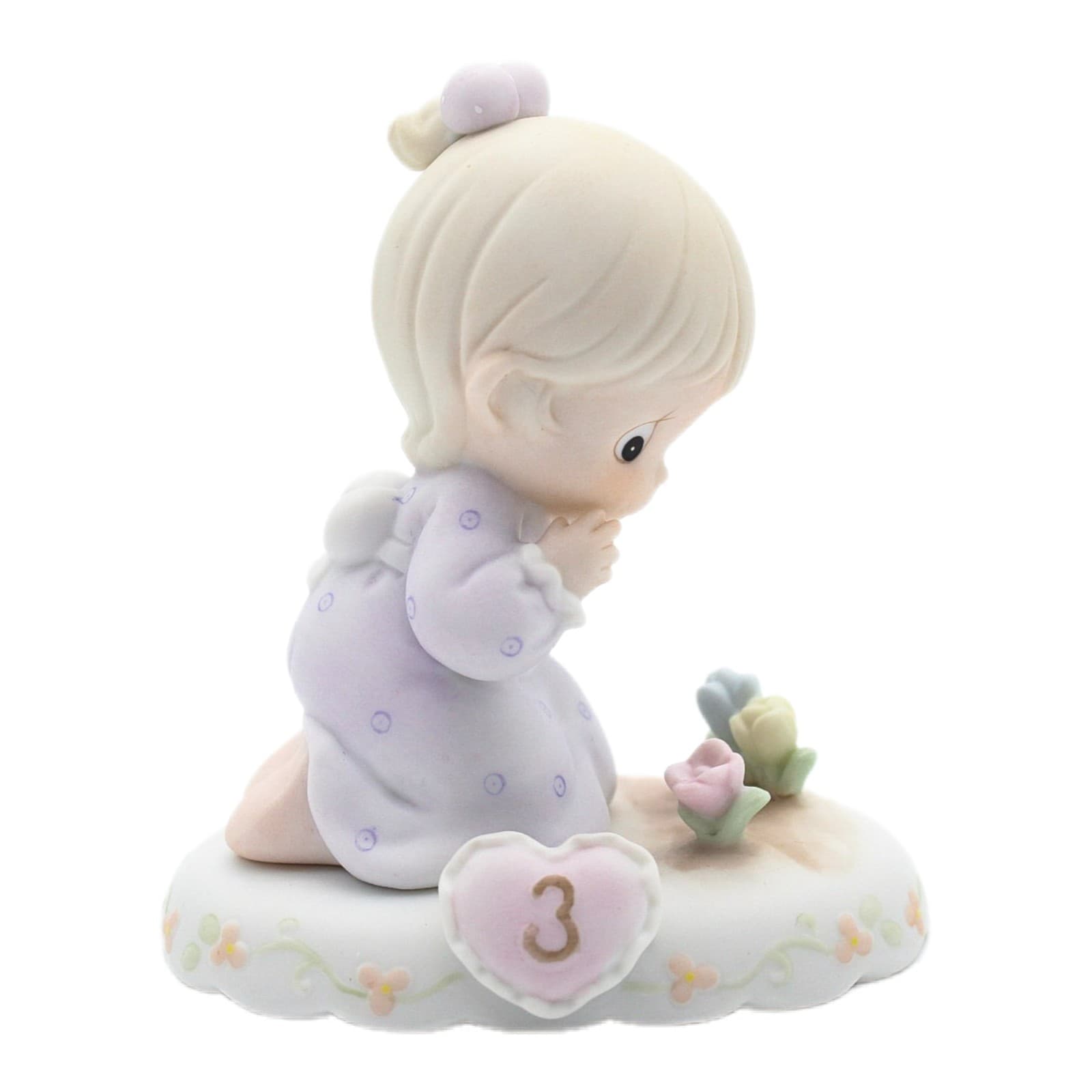 Precious Moments Growing In Grace Age 3 Enesco Porcelain Figurine 1994 - Image 1