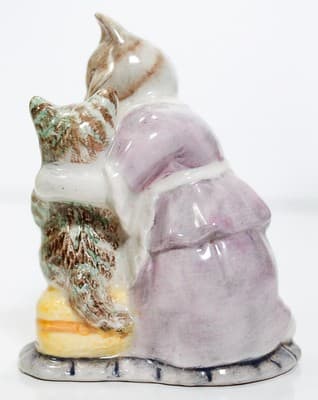 BEATRIX POTTER'S "Tabitha Twitchit & Miss Moppet" Beswick Porcelain Figurine - Thumbnail 4