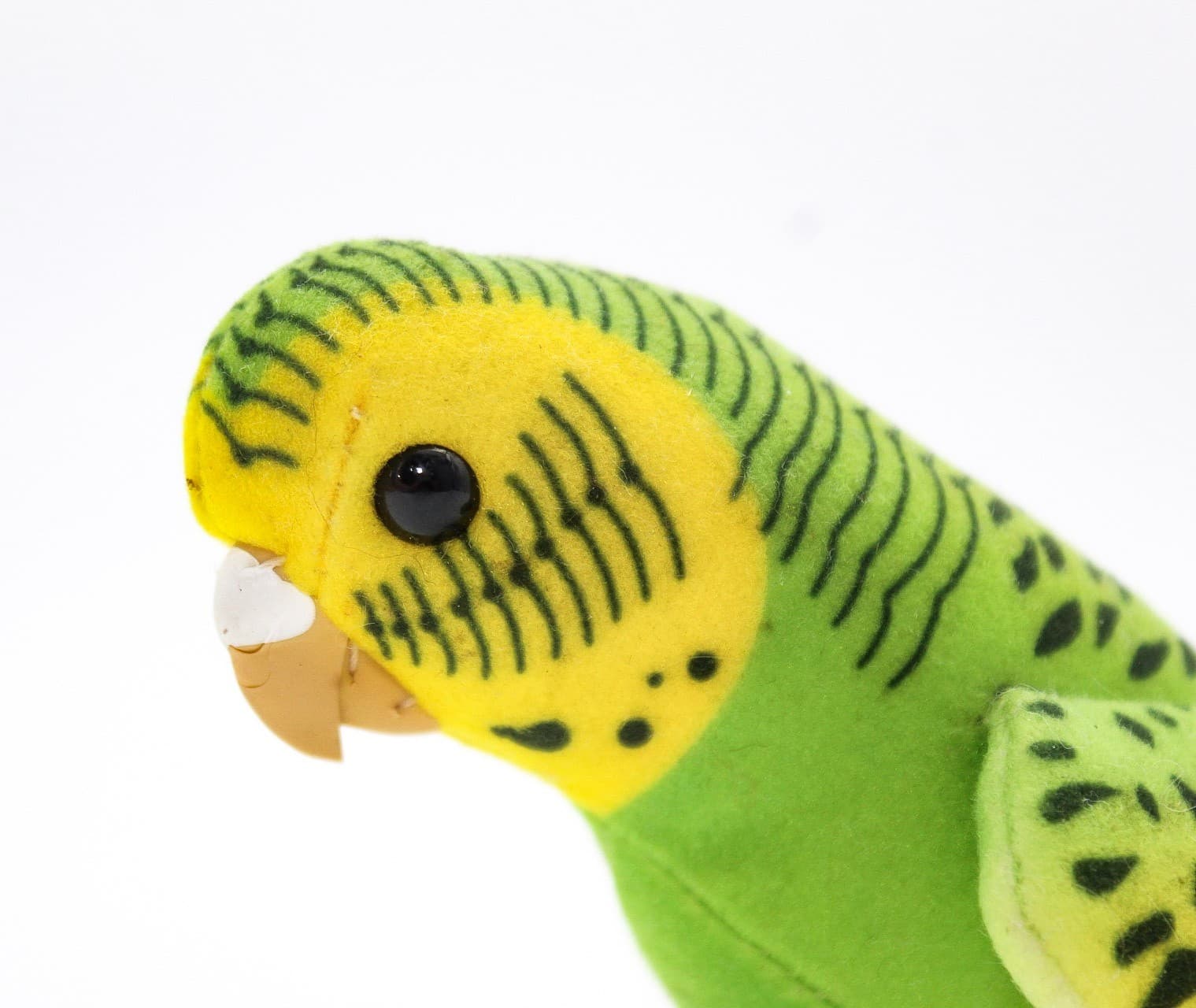 Steiff Hansi Parakeet Vintage Made In Germany Velvet Trevira Bird Stuffed Animal - Thumbnail 17