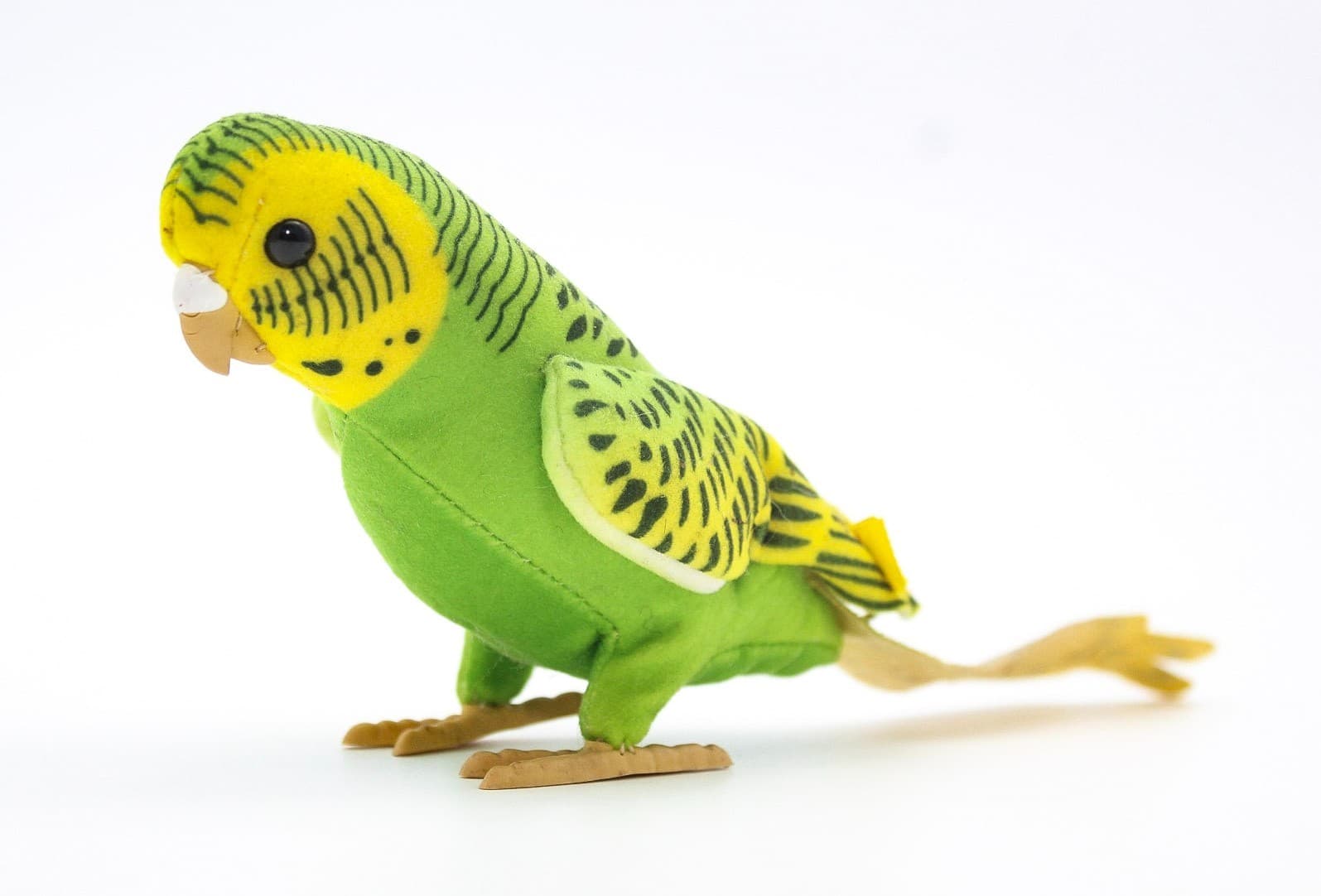 Steiff Hansi Parakeet Vintage Made In Germany Velvet Trevira Bird Stuffed Animal - Thumbnail 18