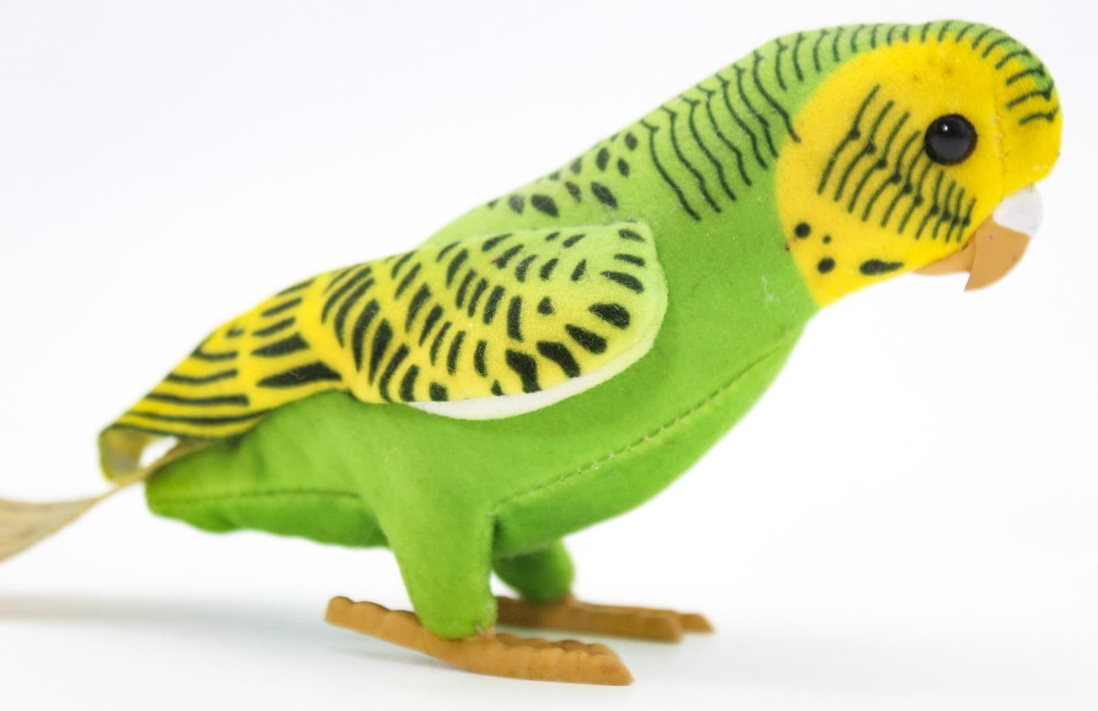 Steiff Hansi Parakeet Vintage Made In Germany Velvet Trevira Bird Stuffed Animal - Thumbnail 8